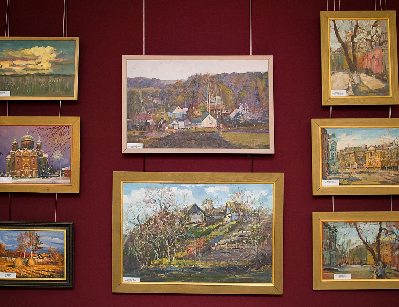 Вернисаж картин мичуринского художника Виктора Невзорова в агроуниверситете
