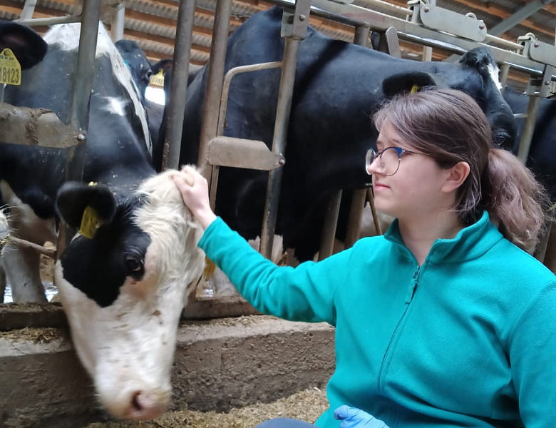 Студентка Мичуринского ГАУ прошла обучение в «Весенней академии животноводства»