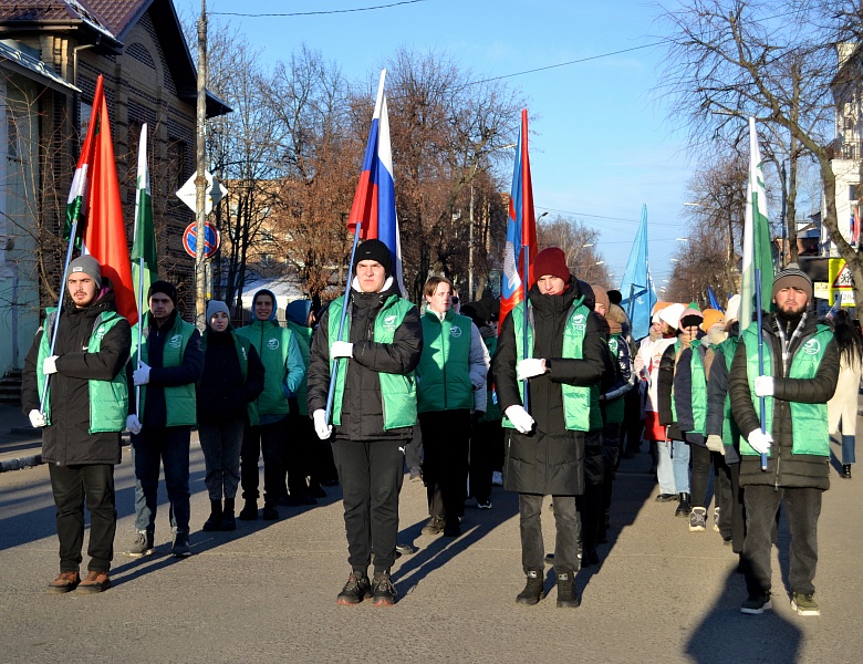 Активисты Мичуринкого ГАУ приняли участие в шествии волонтерских объединений