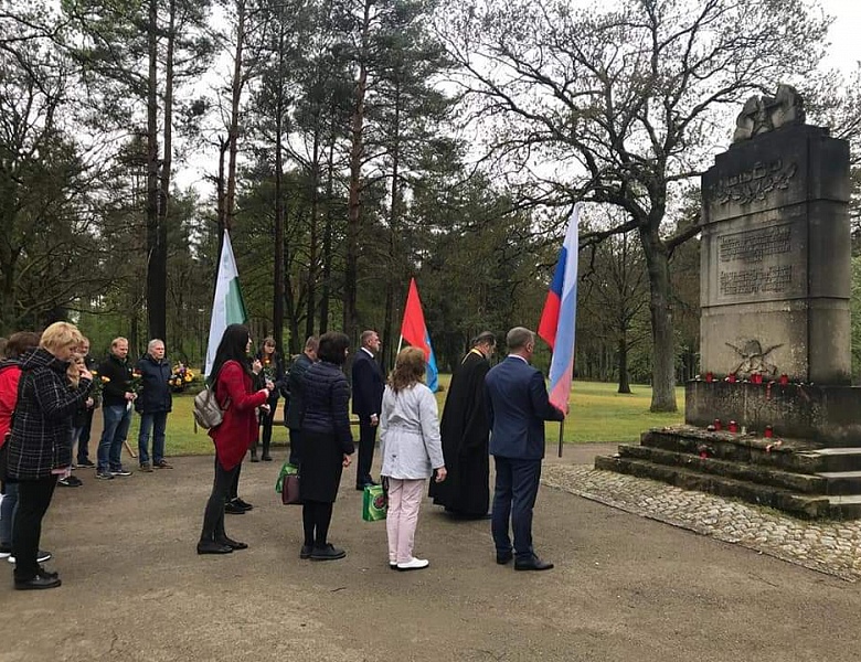 В День Победы мичуринцы участвуют в памятных акциях в Германии