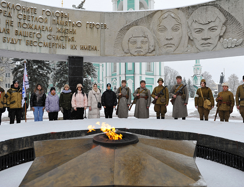 Бойцы поискового отряда Мичуринского ГАУ почтили память погибших в Сталинградской битве