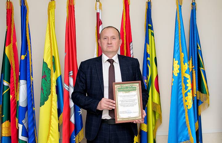 Руководитель Мичуринского ГАУ получил благодарность из рук Главы региона